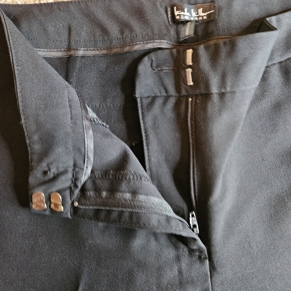 Nicole Miller New York Solid Black Work Pant Size 10 - Picture 5 of 8